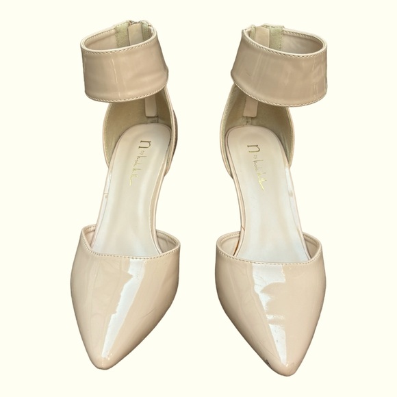 N by Nicole Miller Women’s 8 NM Carty Beige Stiletto Heels with Ankle Strap - Picture 3 of 11